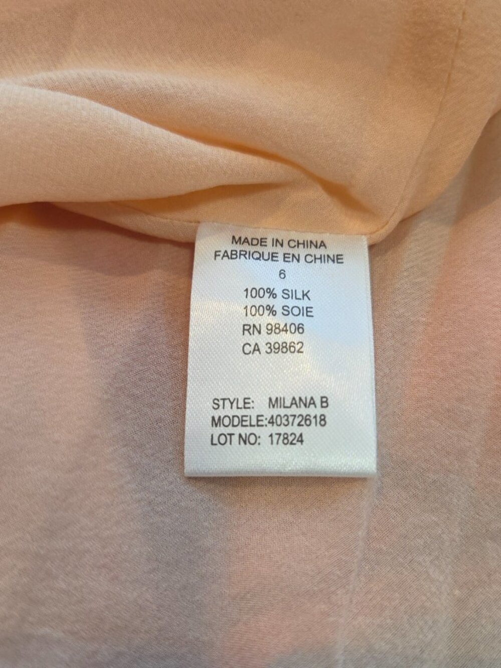 Theory Y2K 100% Silk Slip Dress Sz 6 Abstract Geo Print Brown Orange Cream - Picture 8 of 8